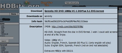Les premiers HD DVD pirates débarquent sur BitTorrent