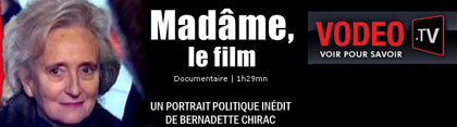 Vodeo diffuse le portrait rejeté par les TV sur Bernadette Chirac