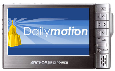 DailyMotion accessible directement sur les nouveaux Archos