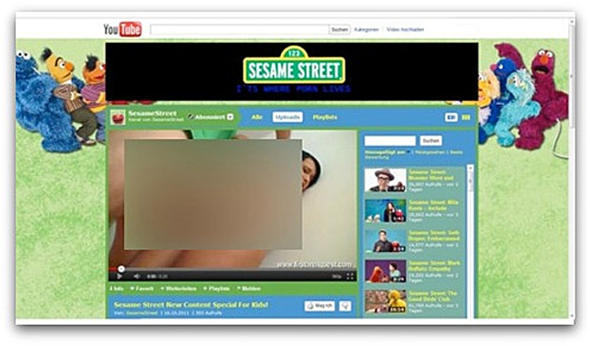 Youtubesexvideo - Du porno dans une chaÃ®ne pour enfants sur YouTube