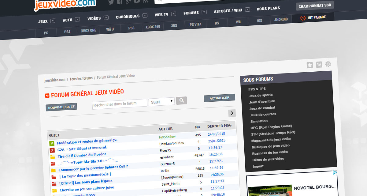 JeuxVideo.com porte plainte contre une partie de sa ... - 
