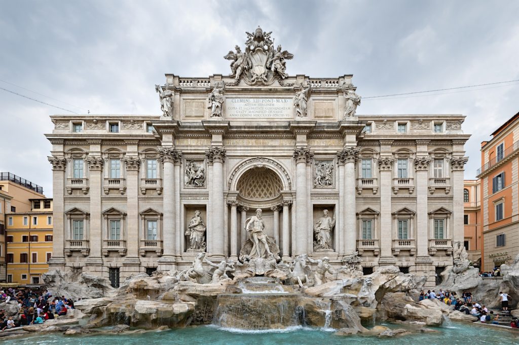 fontaine rome trevi monument