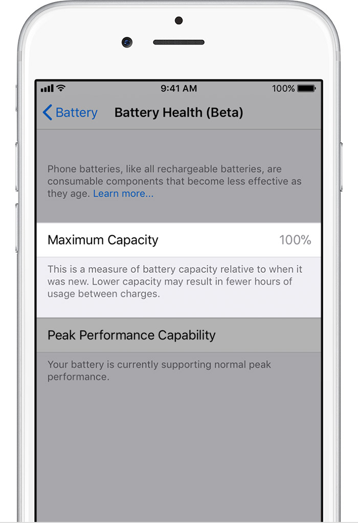 iPhone batterie iOS 11.3