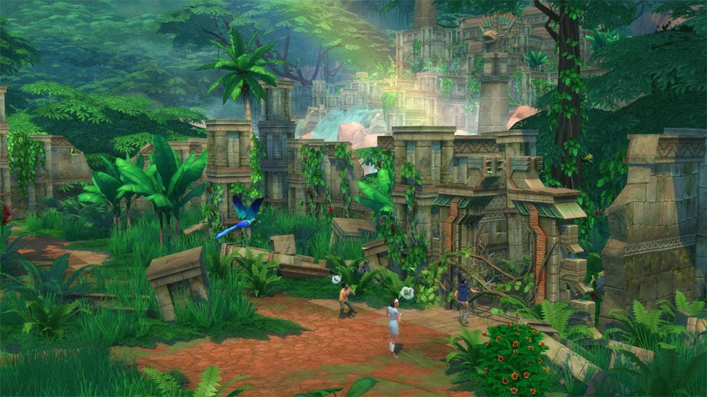 Sims 4 dans la jungle