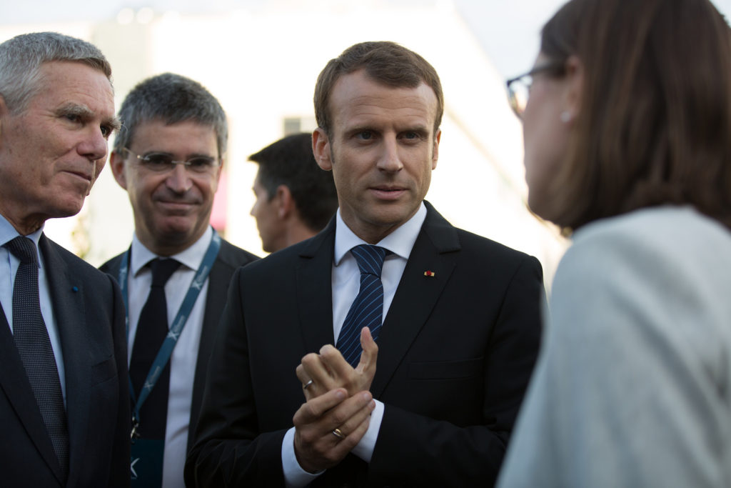 emmanuel macron école polytechnique