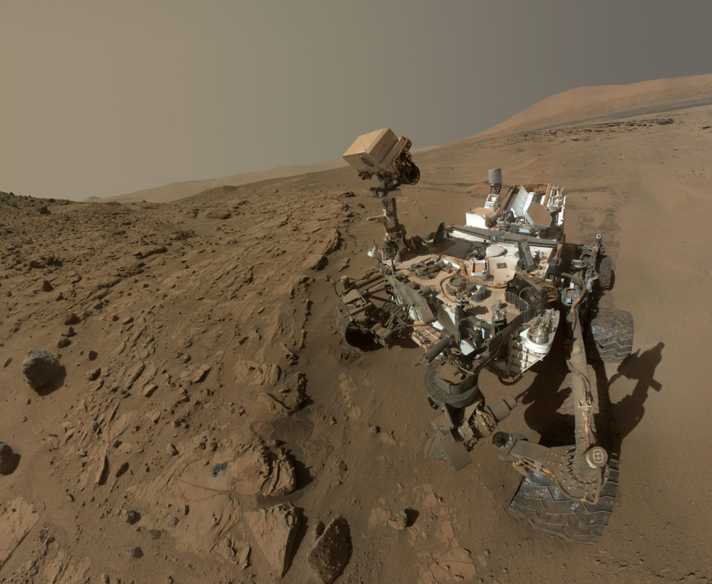 curiosity mars robot rover
