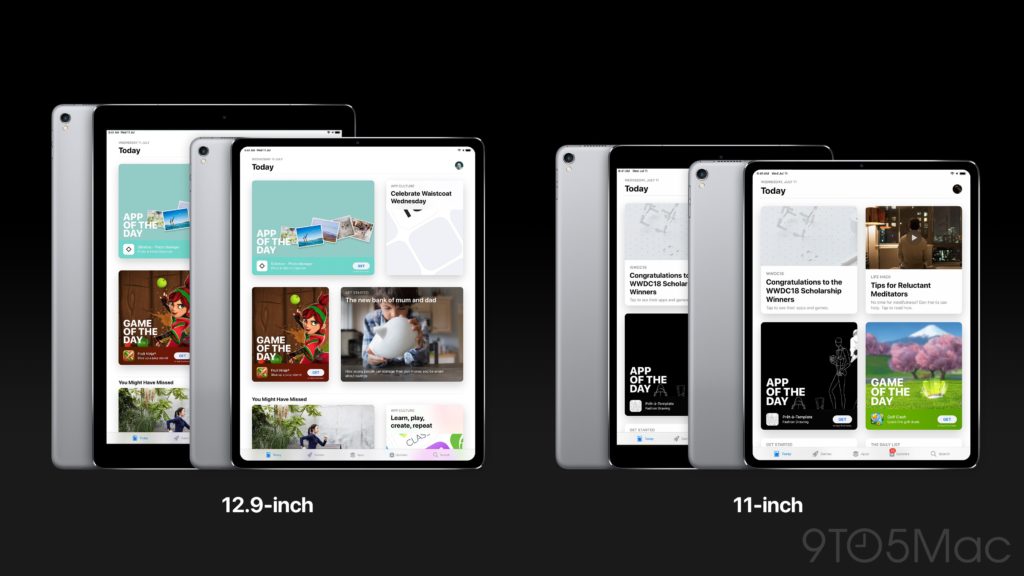 iPad Pro 2018 (rendu 9TO5Mac)