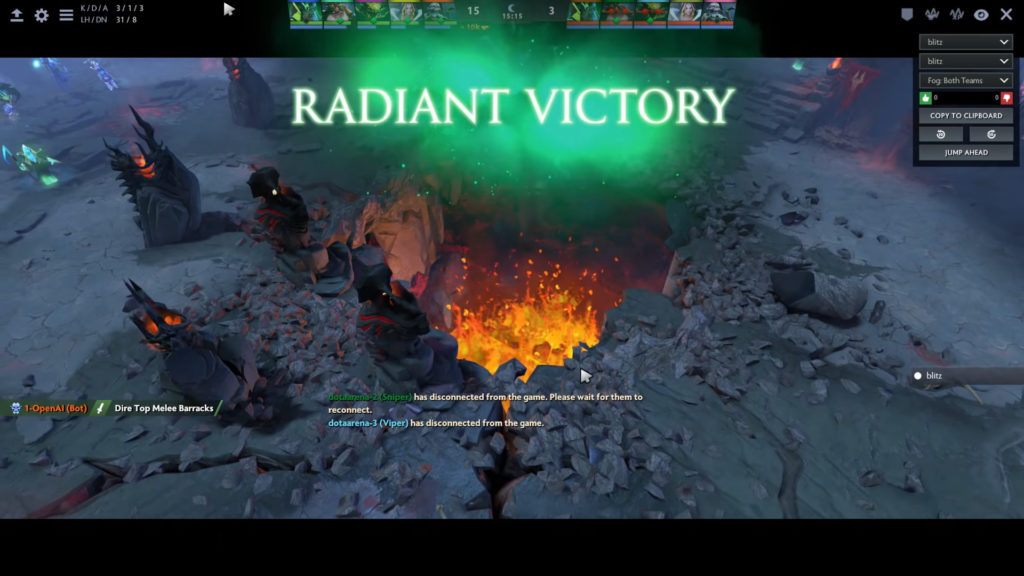 radiant victory