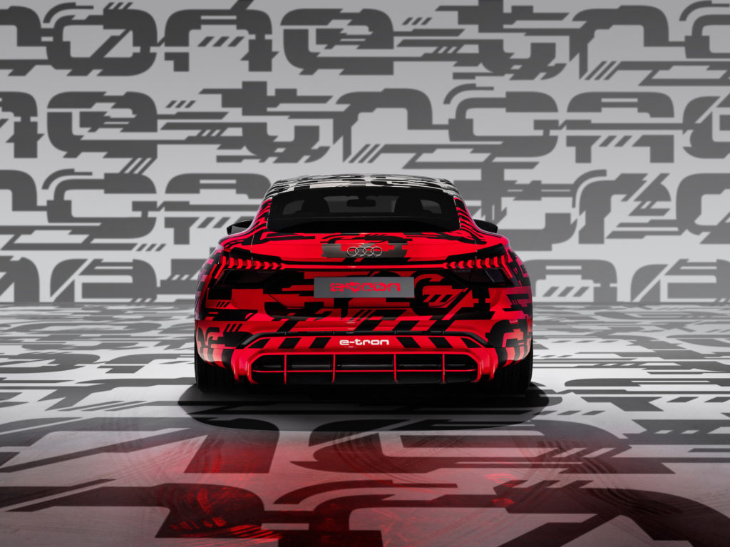 L&rsquo;arrière de l&rsquo;Audi e-tron GT concept