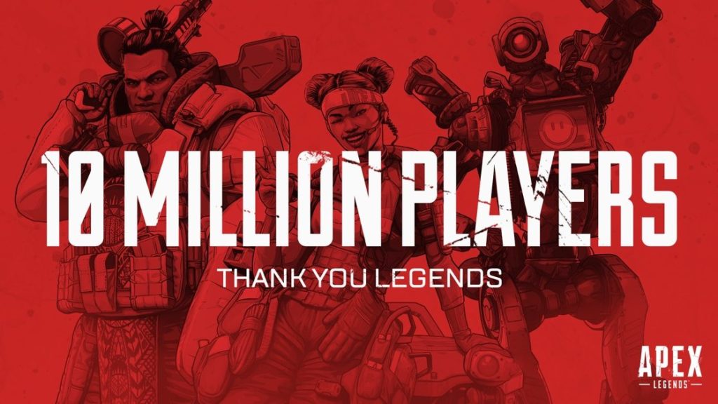 Apex Legends (10 millions de joueurs)