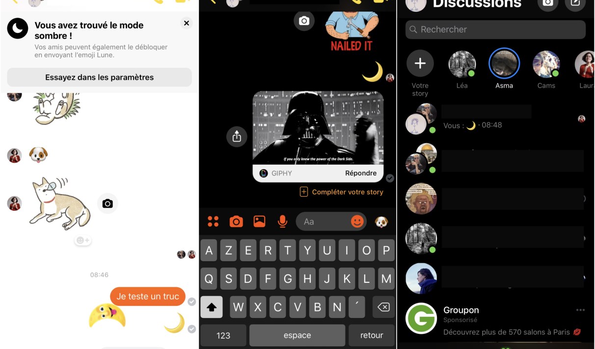 Facebook Messenger Comment Debloquer Le Mode Sombre Sur