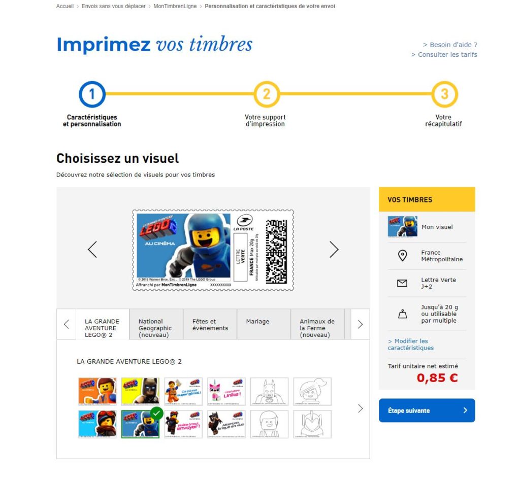 impression timbre 2