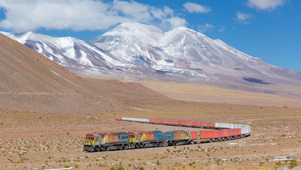 Train Andes transport
