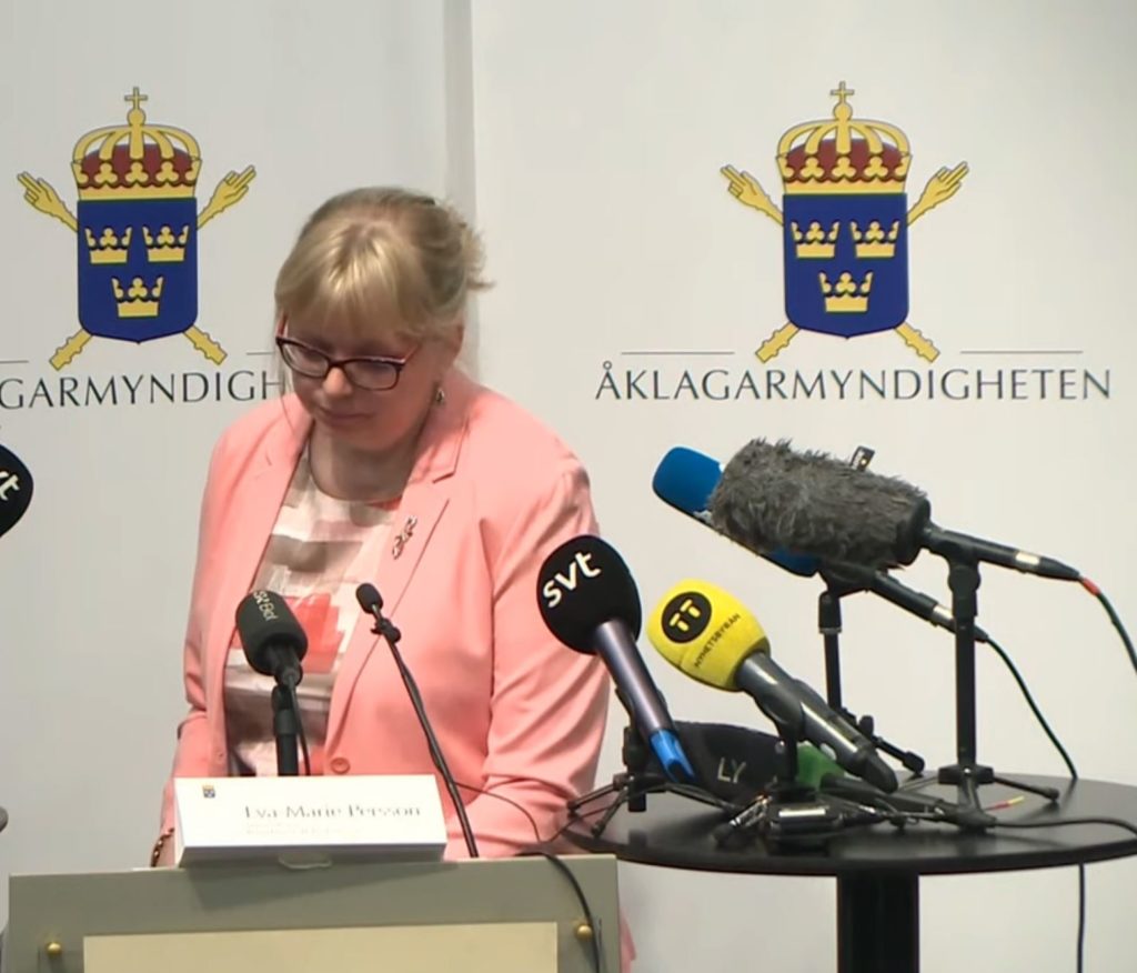 Eva-Marie Personn, procureure générale adjointe en Suède