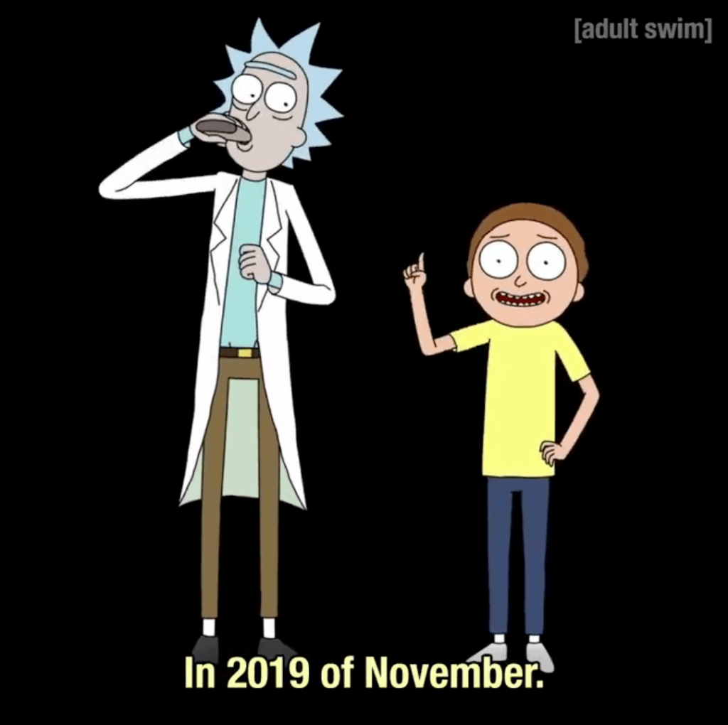 rick and morty back