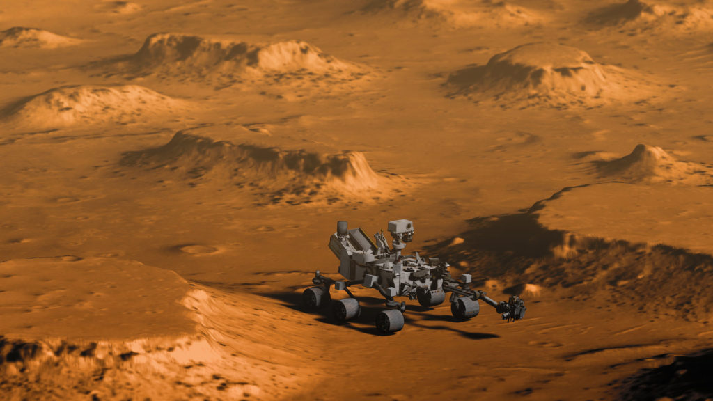 curiosity mars espace mission nasa
