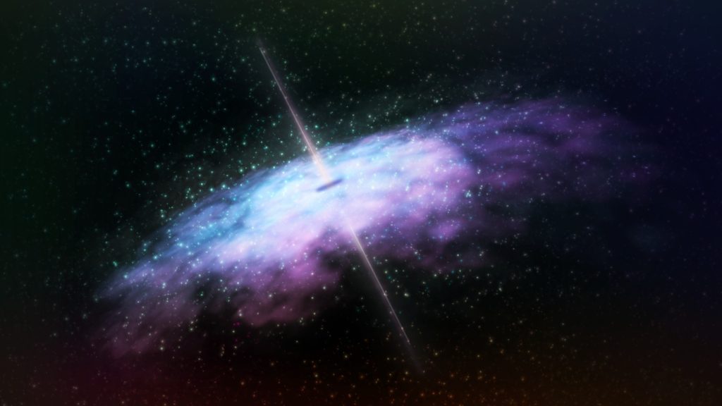 trou noir espace univers astronomie
