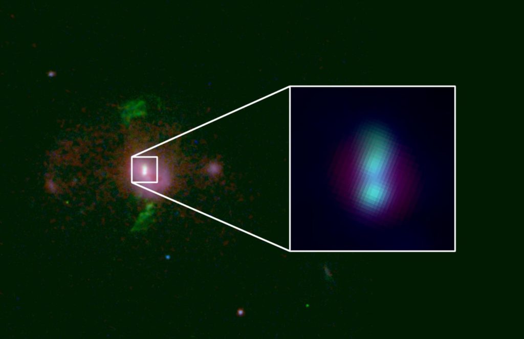 trou noir univers espace colision