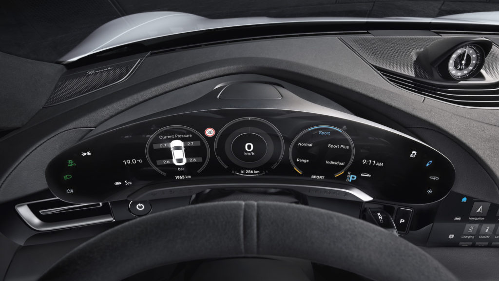 Porsche Taycan intérieur