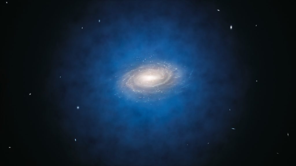 Artist&rsquo;s_impression_of_the_expected_dark_matter_distribution_around_the_Milky_Way