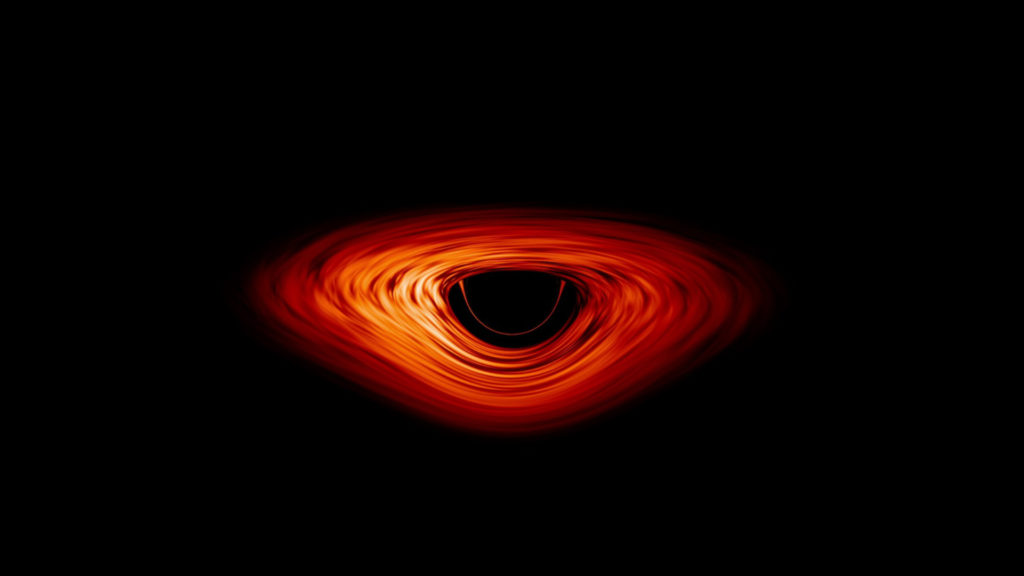 disque accrétion trou noir nasa espace