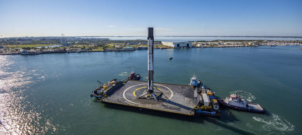 barge SpaceX Falcon 9