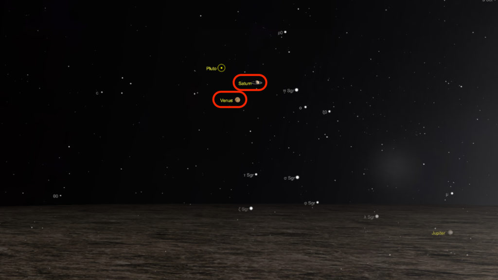 venus saturne 11 decembre 2019 ciel
