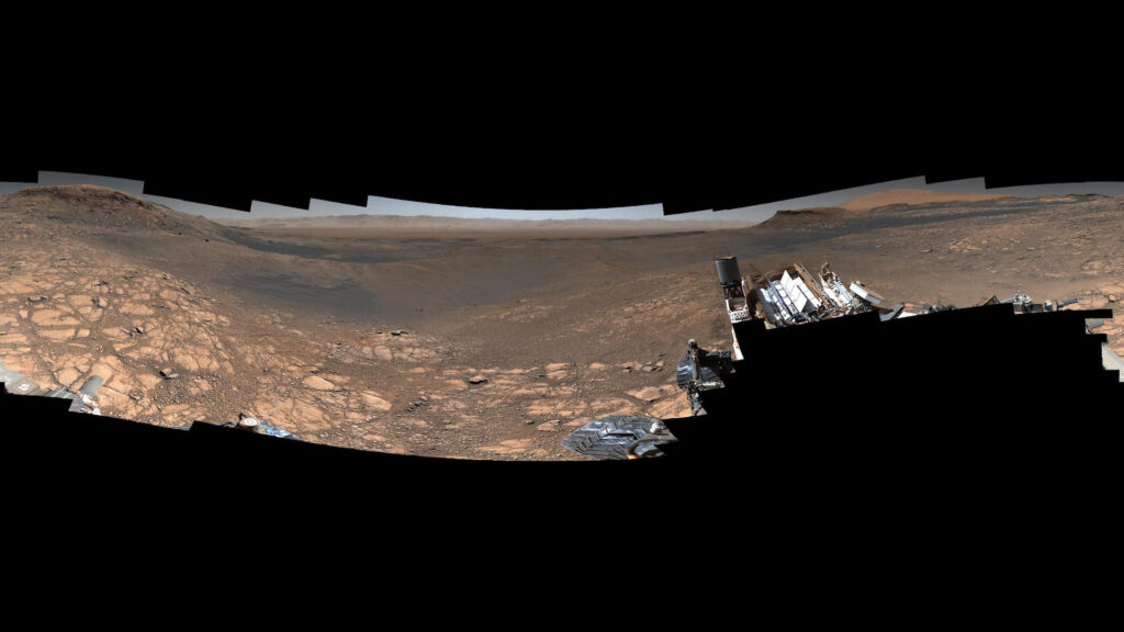 panorama curiosity mars complet nasa