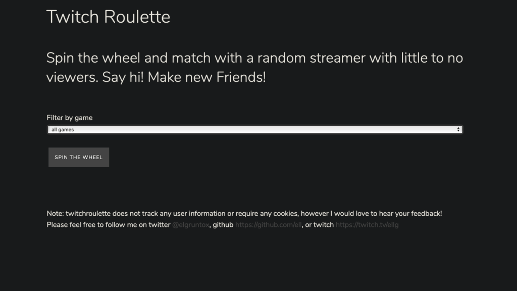 Twitch Roulette