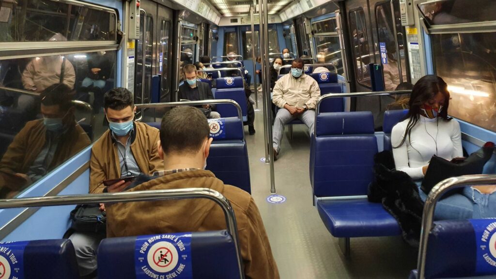 corona covid métro france