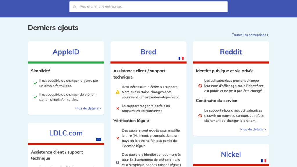 changemy.name site plateforme personnes trans