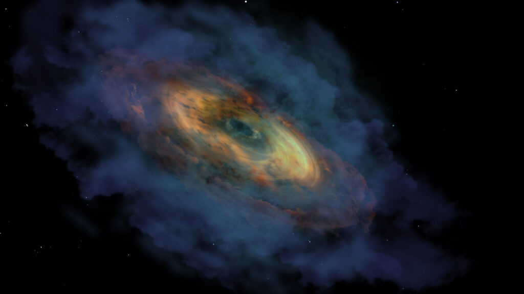 J1007+2115 formation trou noir quasar espace