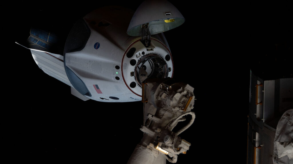 SpaceX Crew Dragon ISS docking