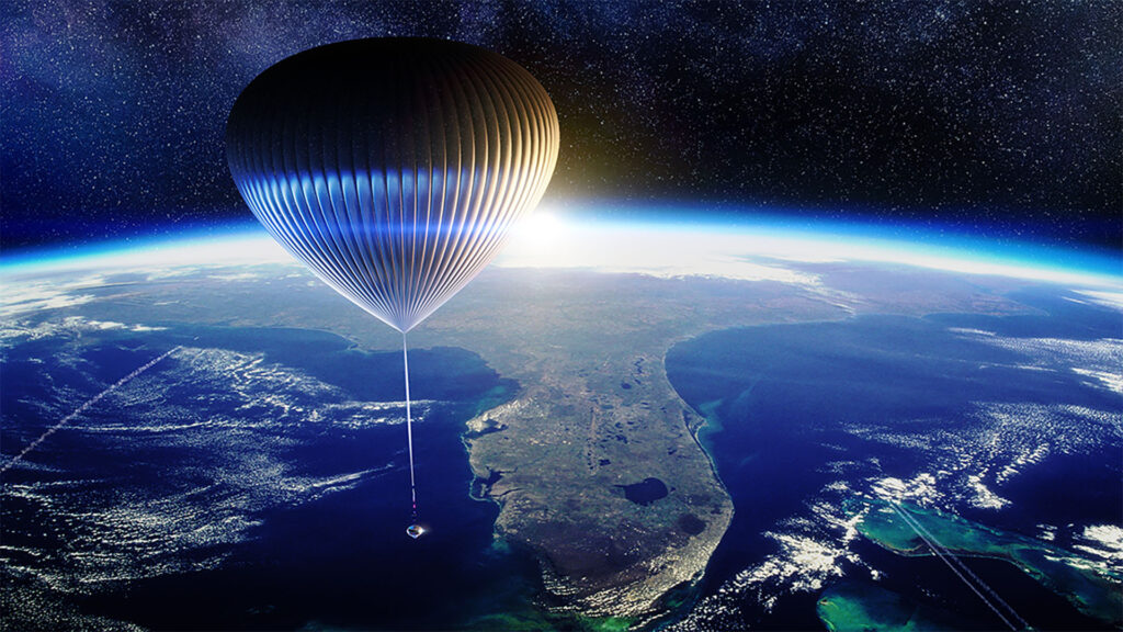 terre capsule space perspective ballon stratosphérique