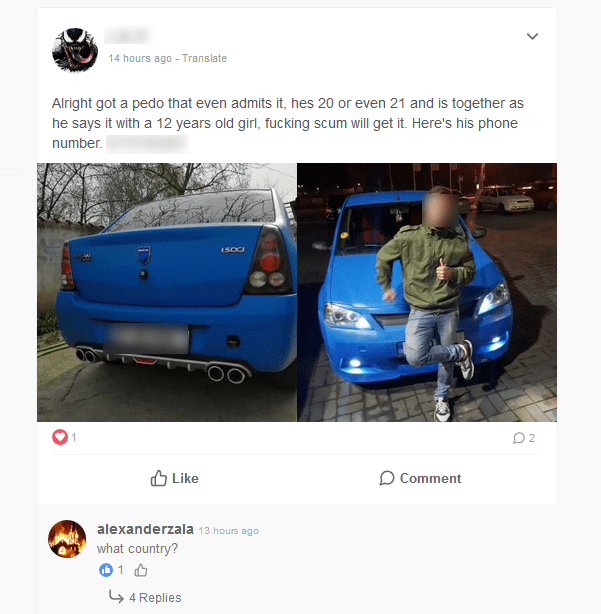 got a pedo