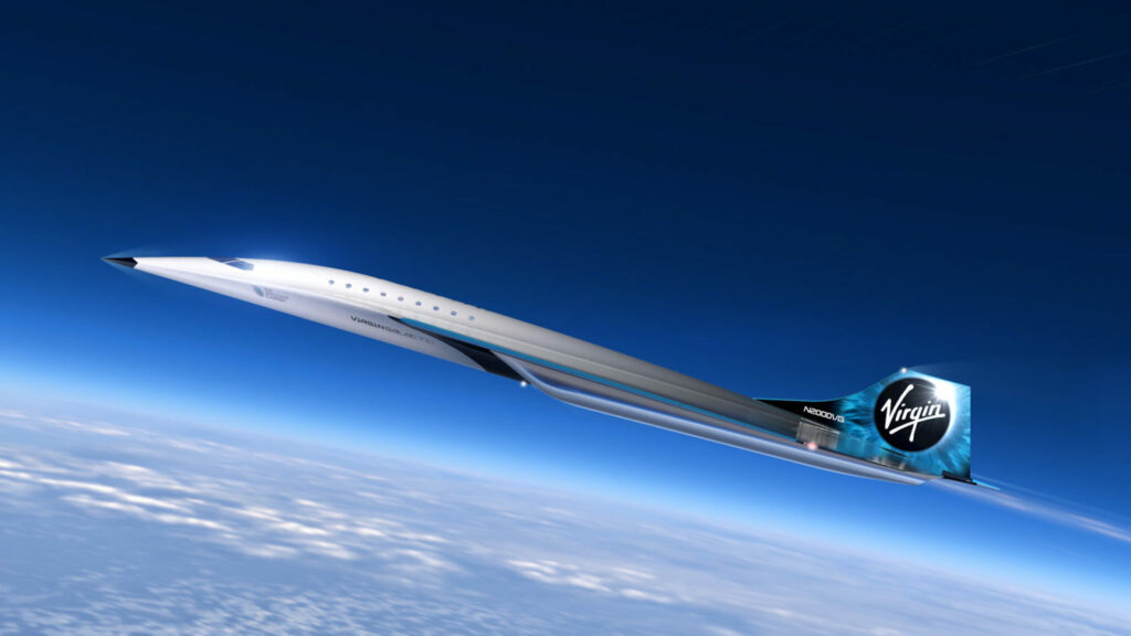 Avion supersonique de Virgin Galactic