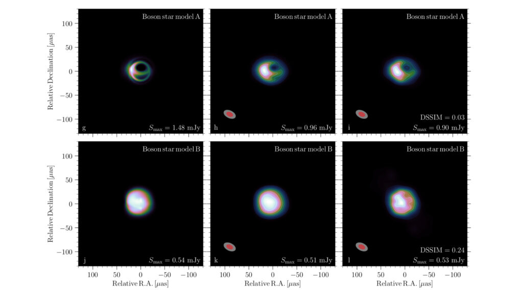 Comment différencier la photo d’un trou noir de celle d’une étoile à bosons ?