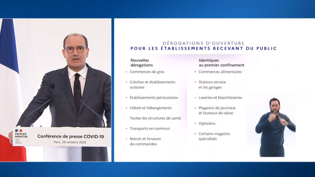 EN DIRECT _ #COVID19 _ conférence de presse du Premier ministre Jean Castex 11-19 screenshot