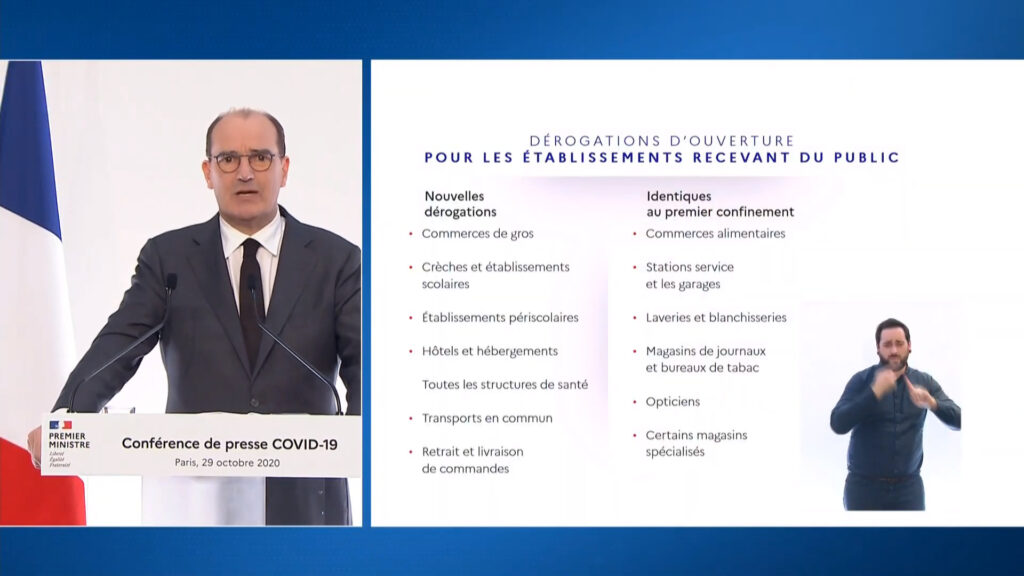 EN DIRECT _ #COVID19 _ conférence de presse du Premier ministre Jean Castex 11-19 screenshot