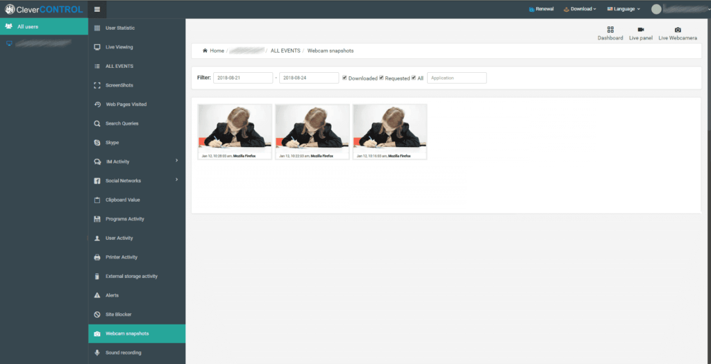 snapshots clevercontrol