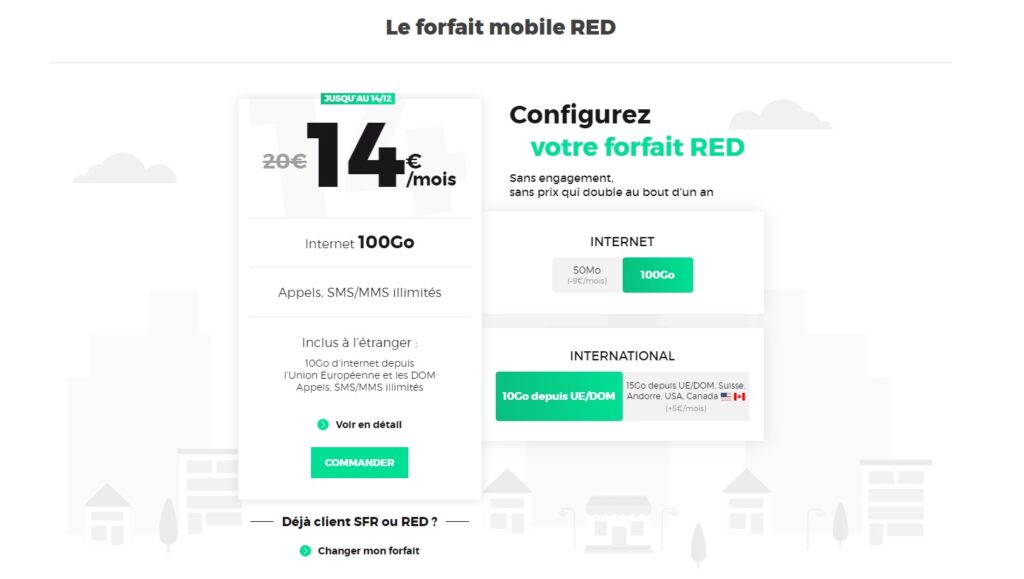forfait red 100 Go BF