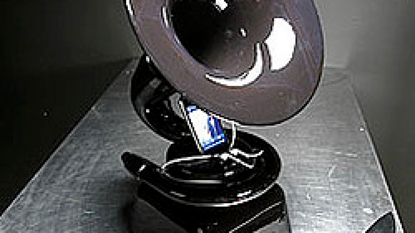 Le phonographe transformé en dock pour ipod
