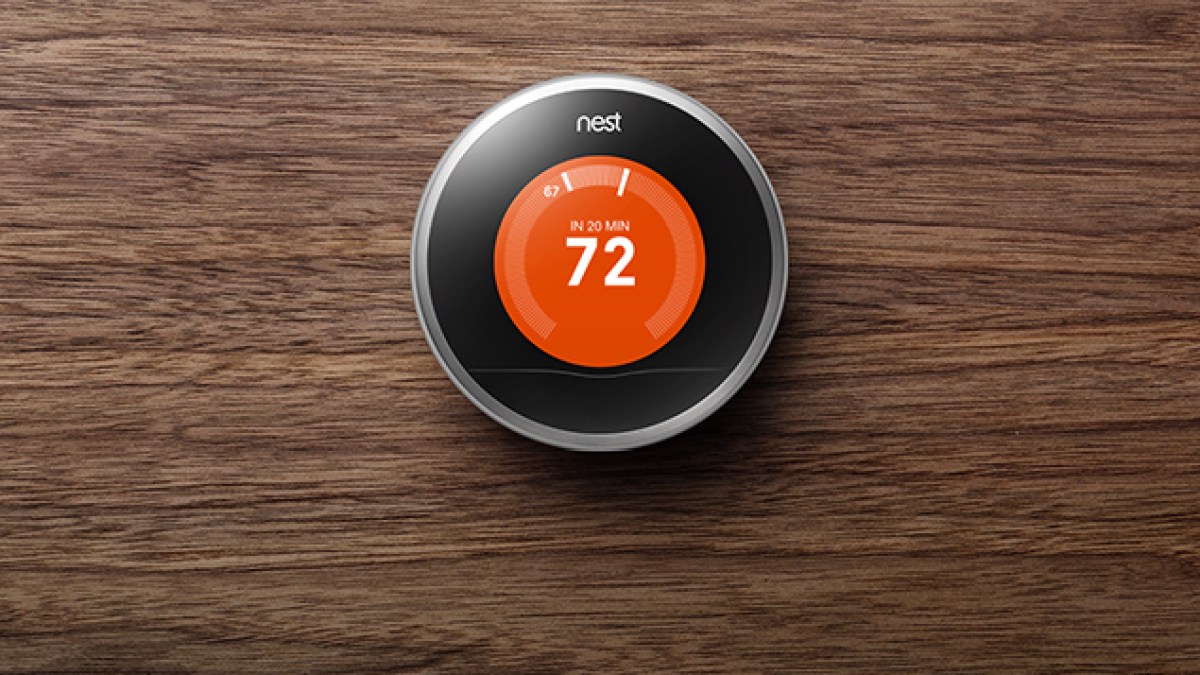 Un thermostat connecté de Nest.