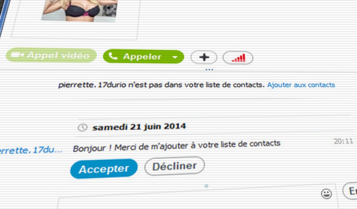 On A Parle A La Jolie Pierrette De Skype Nsfw