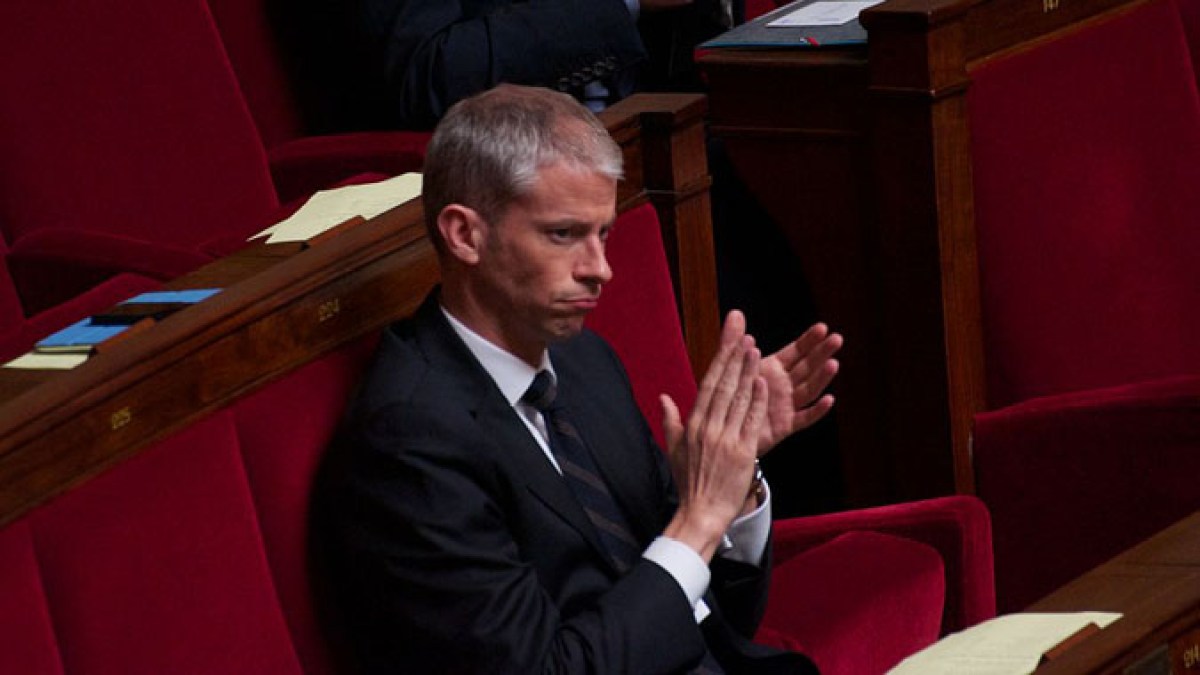 Franck Riester au vote de la loi ouvrant le mariage aux couples de personnes de même sexe. // Source : Ericwaltr