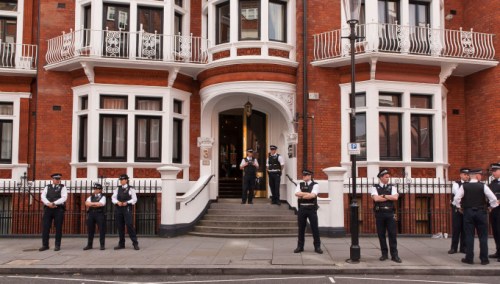 L'ambassade d'Équateur à Londres.