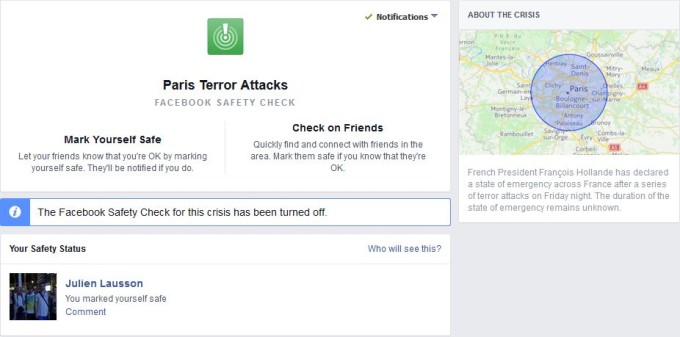 Facebook Check Paris Facebook Check Paris