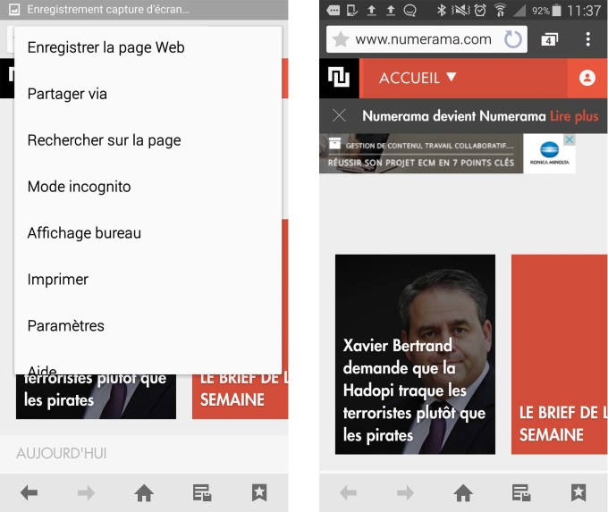 Navigation Privée - Android Navigation Privée - Android