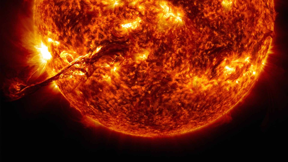 Le Soleil. // Source : NASA's Goddard Space Flight Center