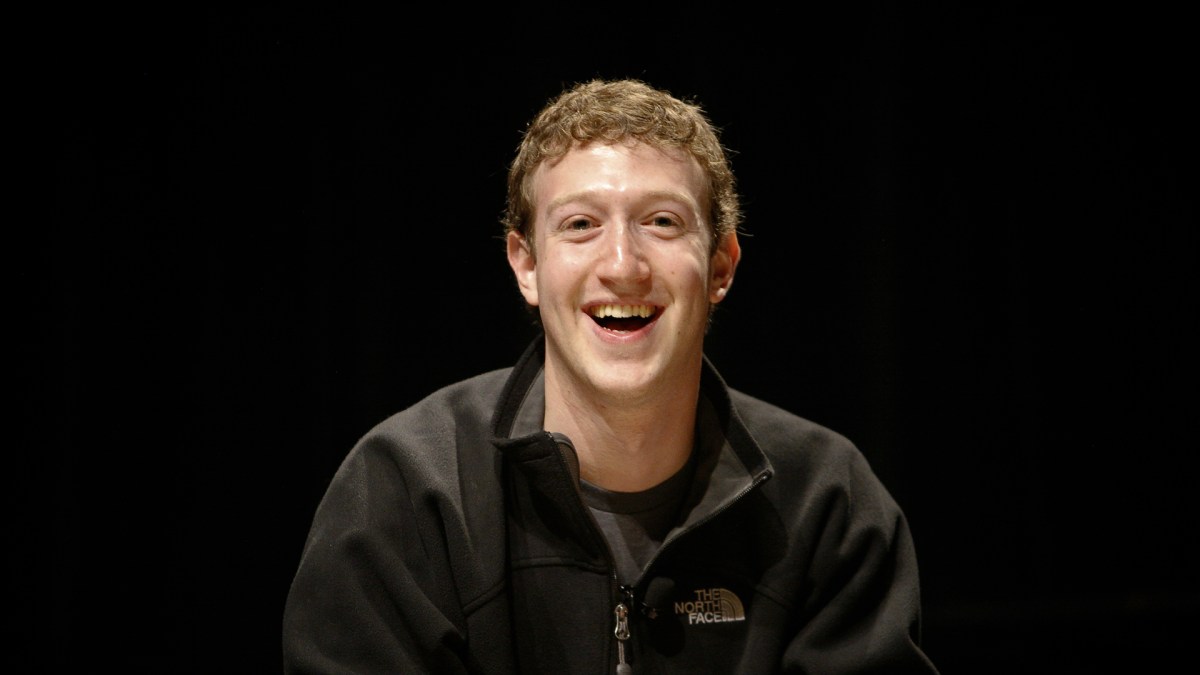 Mark Zuckerberg lors d'une conférence. // Source : Artsfon
